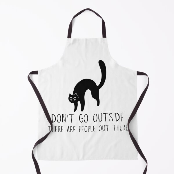 Item preview, Don't Go Outside - Black Cat designed and sold by Theia-Creations.