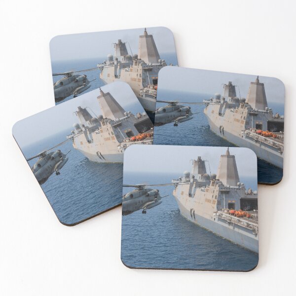 Item preview, STK108962M-A CH-53E Super Stallion helicopter prepares to land aboard USS Mesa Verde. designed and sold by StocktrekImages.