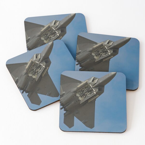 Item preview, STK108961M-An F-22 Raptor displays its weapons bays. designed and sold by StocktrekImages.