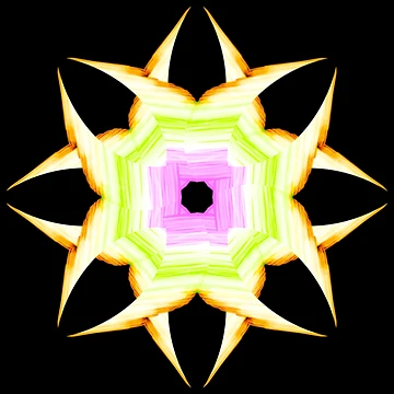 Artwork thumbnail, Yellow star by Meo Design