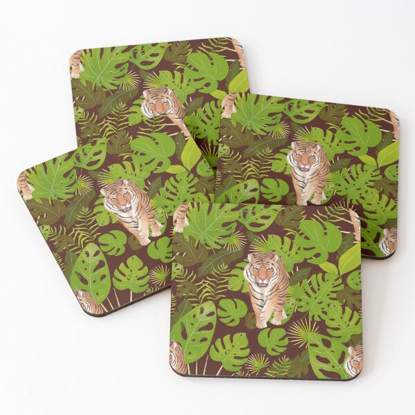 Item preview, Tiger Jungle Pattern designed and sold by BettySpicer.