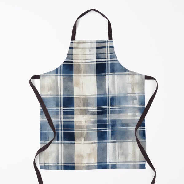 Item preview, a blue and white plaid fabric designed and sold by Enga6.