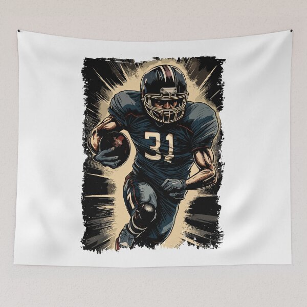 Item preview, ✪ Football Player Portrait ☛ Abstract Vector Art Illustration designed and sold by Naumovski.