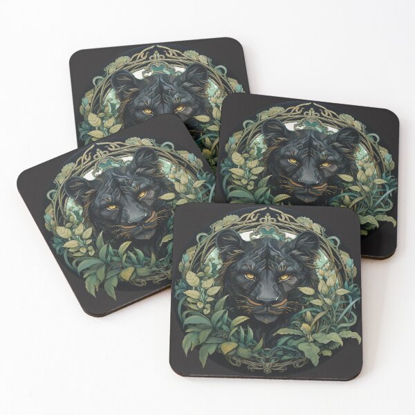 Item preview, Black panther in the jungle designed and sold by Andrea-Design.