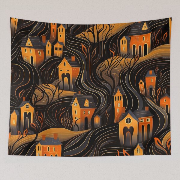 Item preview, Whimsical Haunt: Halloween Mosaic designed and sold by FairX.