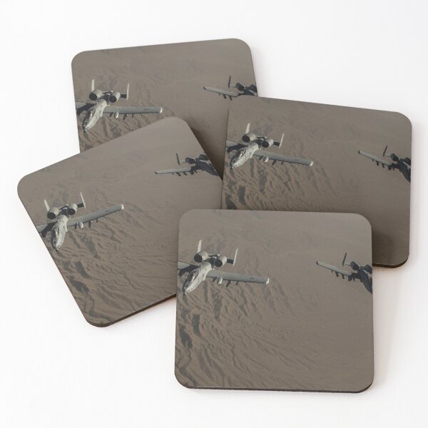 Item preview, STK108958M-Two U.S. Air Force A-10 Thunderbolt II's fly in formation. designed and sold by StocktrekImages.