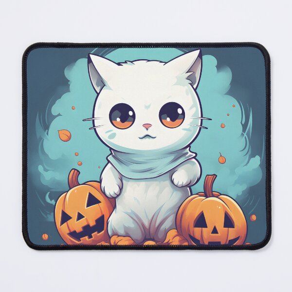 Item preview, Cutie Cat with Pumpkin designed and sold by Artistryyyy.