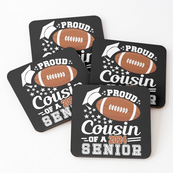 Item preview, Proud Cousin Of a 2024 Senior Graduation Football Cousin designed and sold by Stick-Artistry.