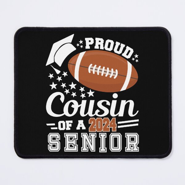 Item preview, Proud Cousin Of a 2024 Senior Graduation Football Cousin designed and sold by Stick-Artistry.