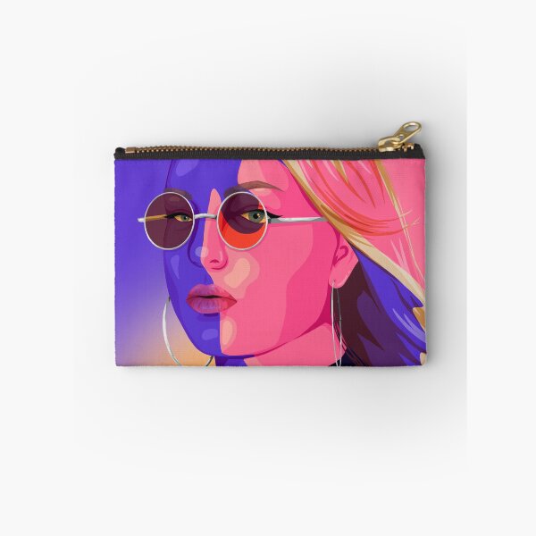 Item preview, Female portrait, coloured lights, pose, model, psychedelic designed and sold by Tickled Spink Studios.