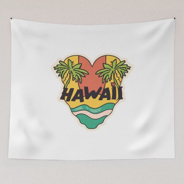 Item preview, Palmeras y playa de Hawai | Estilo de dibujo designed and sold by CircinusStore.