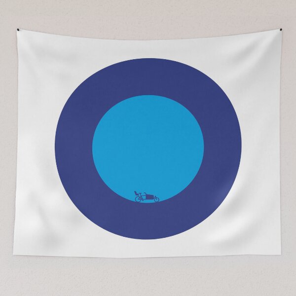 Item preview, Circle of Cycling | blue designed and sold by Nanika-akimoto.
