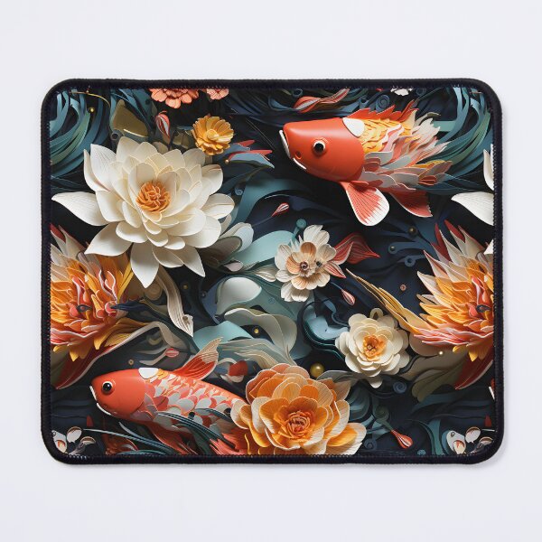 Item preview, Fish and Flora Beauty paper art designed and sold by Netroder.