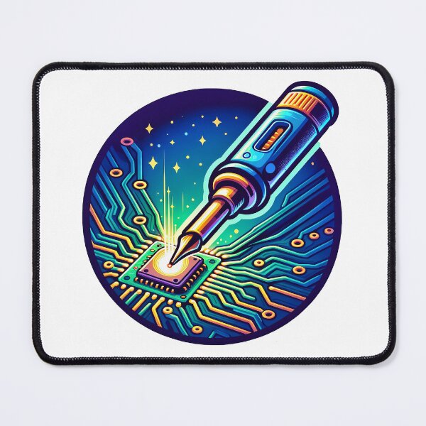 Item preview, Soldering Iron To Board - Tinkering in the Works designed and sold by Rice Rocca.
