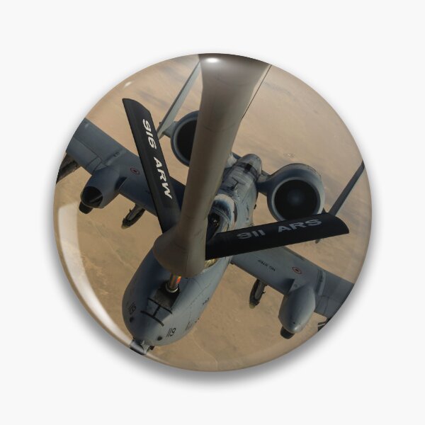 Item preview, STK108955M-An A-10 Thunderbolt II receives fuel from a KC-135 Stratotanker. designed and sold by StocktrekImages.
