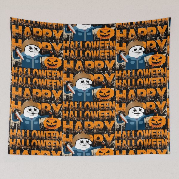 Item preview, Flork Happy Halloween Meme PUMPKIN designed and sold by DGVO.