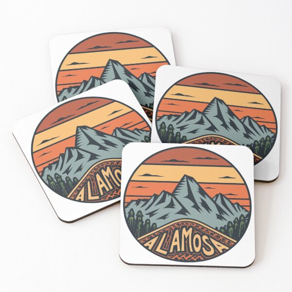 Item preview, Alamosa, Colorado | Mountains in the sunset designed and sold by CircinusStore.