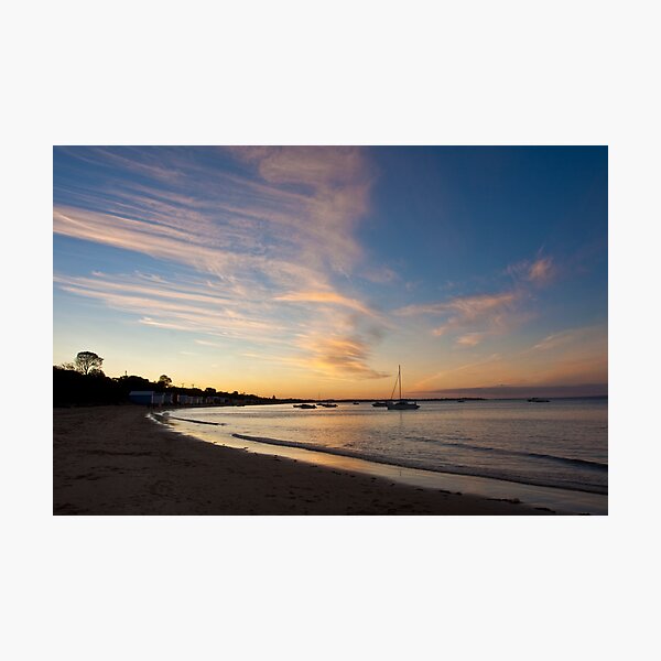 Tyrone foreshore at sunset Photographic Print