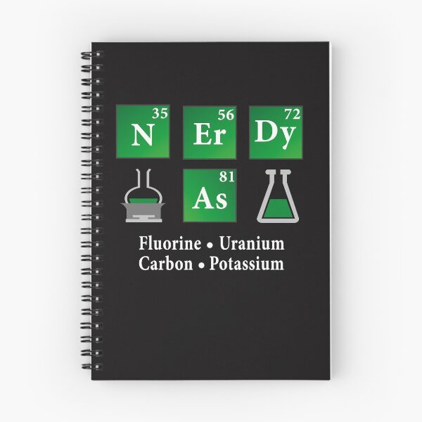 Item preview, Funny Tshirt for Nerds, Nerdy as F&ck - Periodic design designed and sold by fermo.