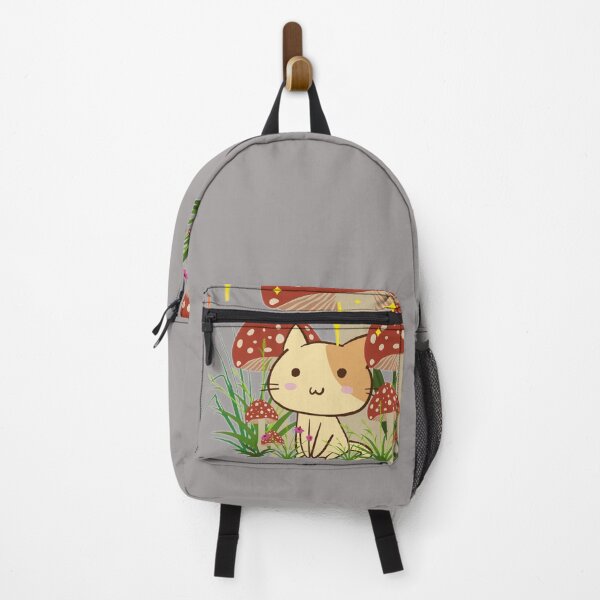 Item preview, Cute mushroom cat in kawaii style designed and sold by InverseArt.