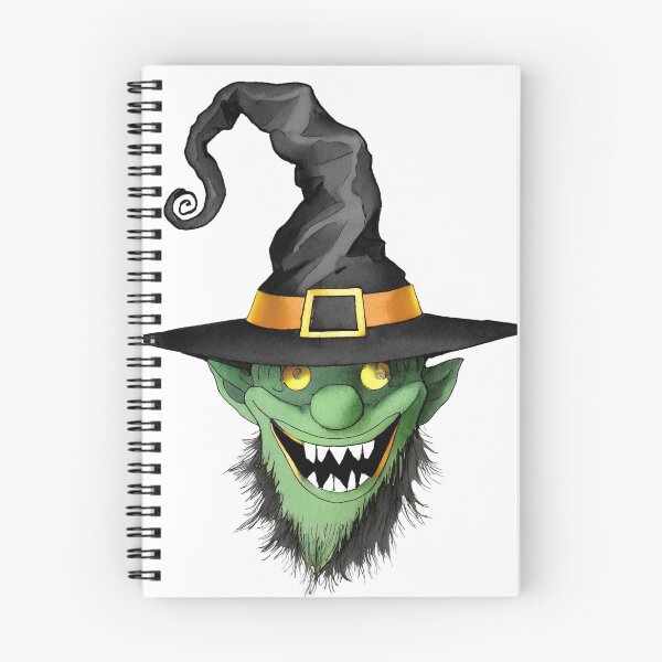 Item preview, Halloween grinch wearing a witch hat designed and sold by fotofeast.