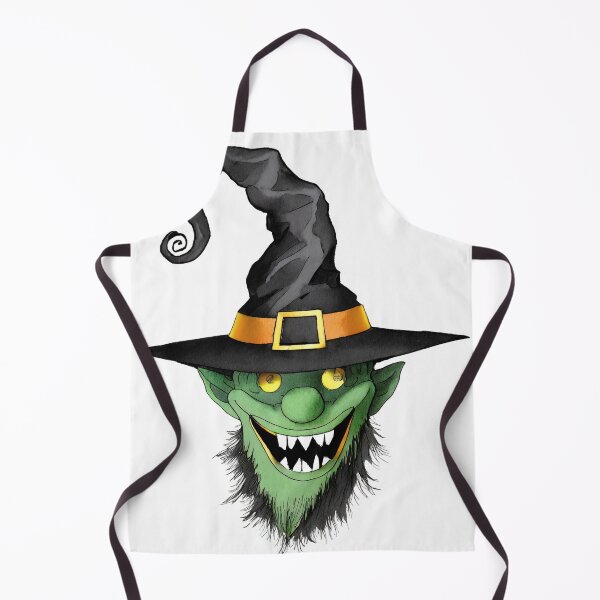 Item preview, Halloween grinch wearing a witch hat designed and sold by fotofeast.