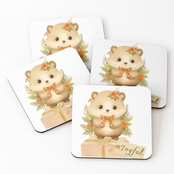 Item preview, Spread Joy with Adorable Christmas Animals designed and sold by Thanatphak Tansakul.