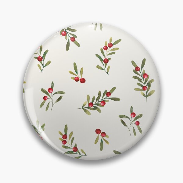Artikelvorschau, Vintage Weihnachtsstechpalmenzweige und Beeren entworfen und verkauft von cateandrainn.