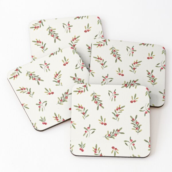 Item preview, Vintage Christmas Holly Sprigs and Berries designed and sold by cateandrainn.
