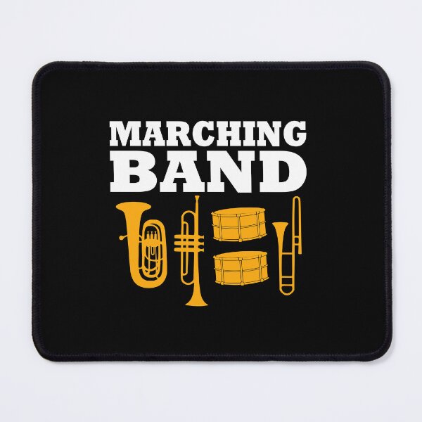 Item preview, Marching Band Slogan with brass instruments and drums designed and sold by kapotka.