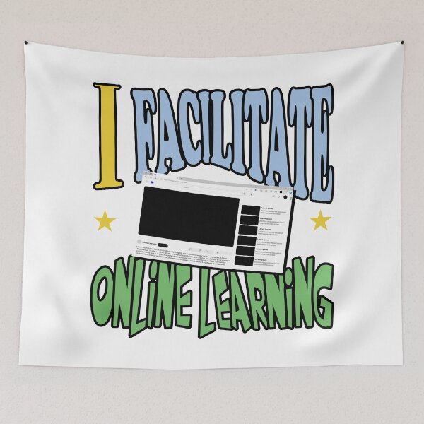 Item preview, I facilitate Online Learning designed and sold by YokujinDesign.