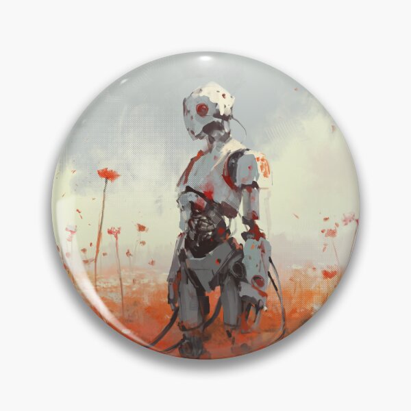 Item preview, Robot in Flowers 2 designed and sold by NinjaJo.