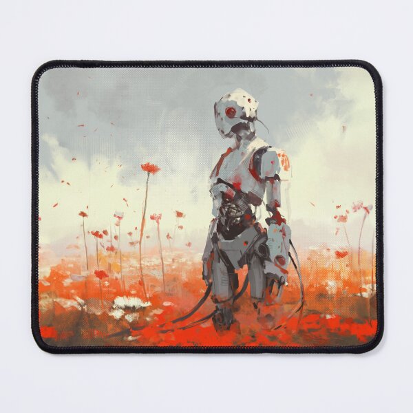 Item preview, Roboter in Blumen 2 designed and sold by NinjaJo.
