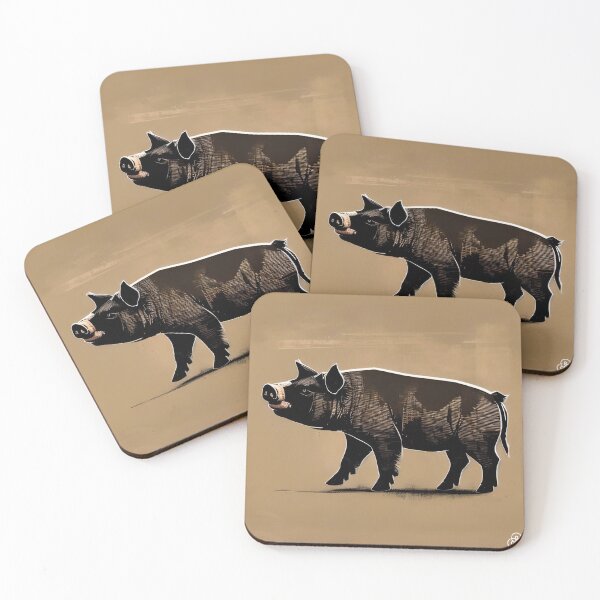Item preview, Farm pig 020 designed and sold by RGBprints.