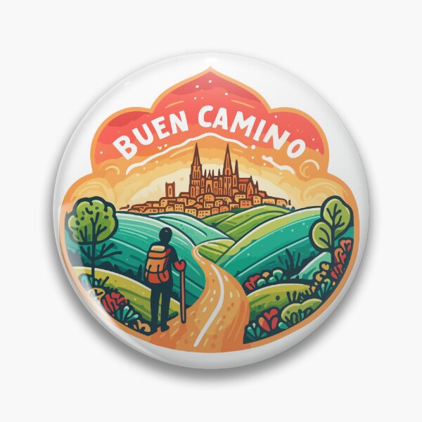 Item preview, Camino de Santiago - Shirt, Hat, Button, Pin, Sticker, etc designed and sold by cloudhiker.