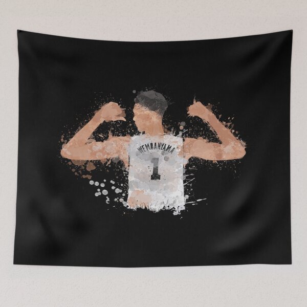 Item preview, Wembanyama Paint Splatter Art designed and sold by slawisa.