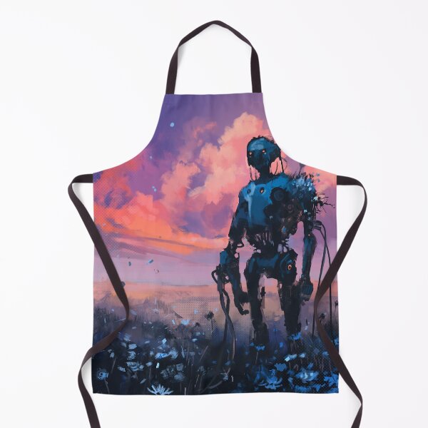 Item preview, Robot in Flowers 4 designed and sold by NinjaJo.