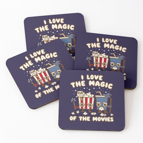 Item preview, I love the Magic of the Movies - Step into the Enchanting World of Cinema Magic! designed and sold by WeirdPunderful.
