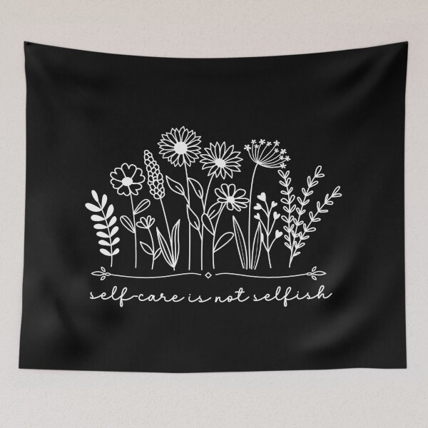 Item preview, Self-care is not Selfish Mental Wellness Design designed and sold by CheekyChimpCo.