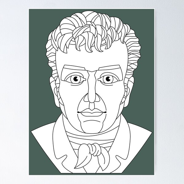 Item preview, August Wilhelm Schlegel designed and sold by jholbo.