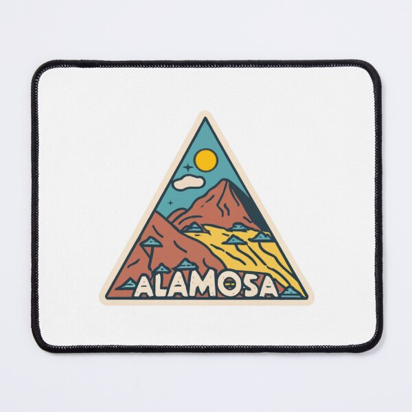 Item preview, Alamosa, Colorado | Mountain landscape in triangle designed and sold by CircinusStore.