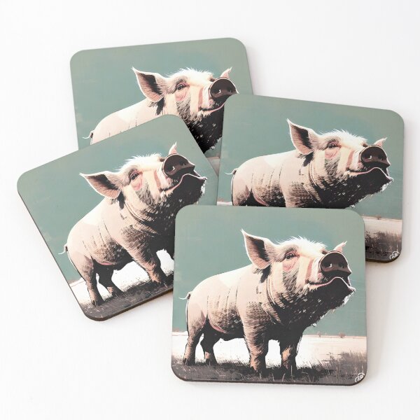 Item preview, Farm pig 021 designed and sold by RGBprints.
