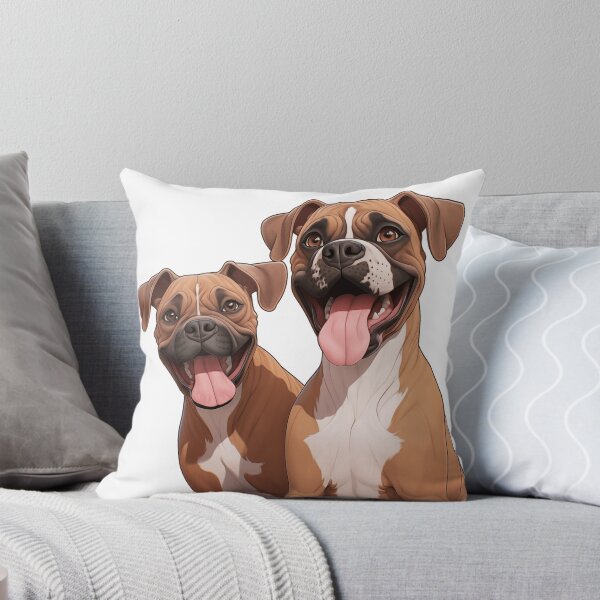 Item preview, dos perros boxeadores designed and sold by kate Draven.