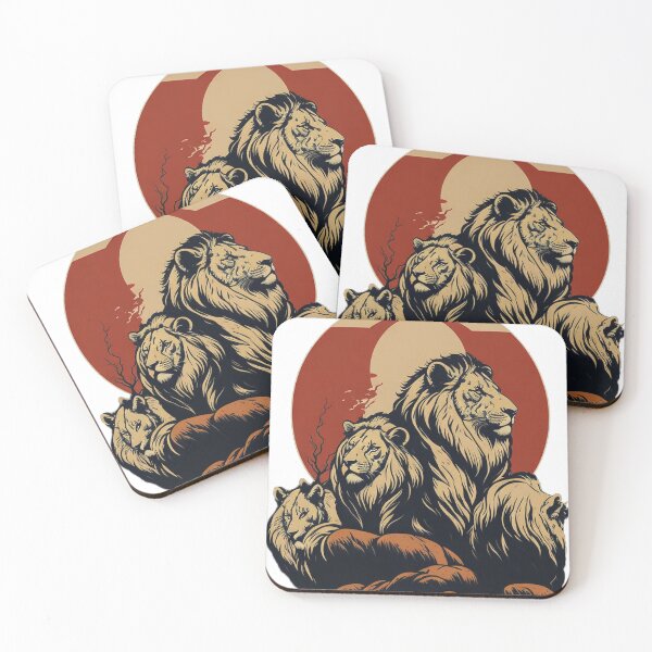 Item preview, group of lions designed and sold by NameOne.