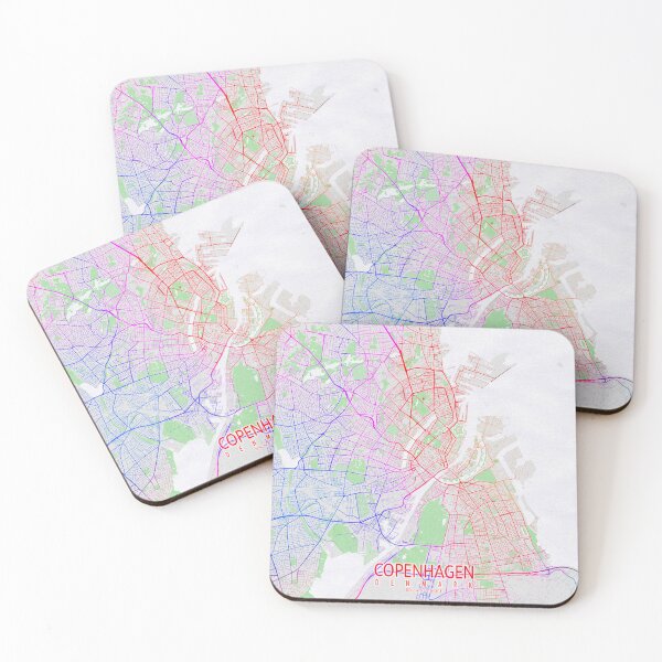 Item preview, Copenhagen City Map of Denmark - Colorful designed and sold by deMAP.