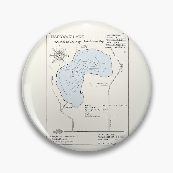 Item preview, Napowan Lake WI in Waushara County designed and sold by Jean Plout.