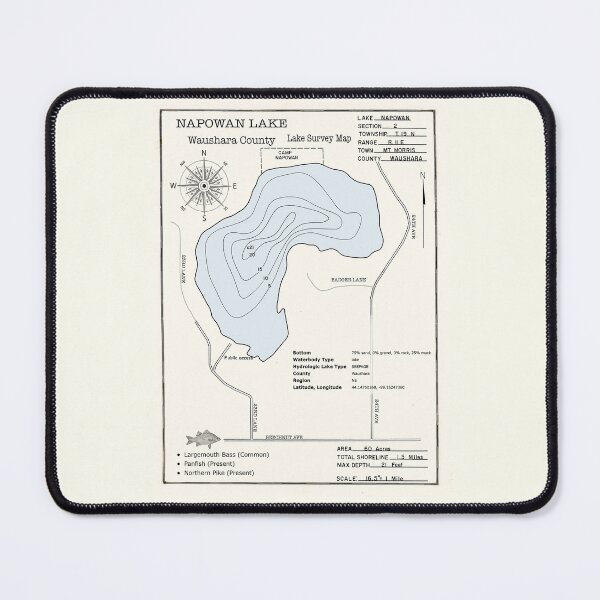 Item preview, Napowan Lake WI in Waushara County designed and sold by Jean Plout.