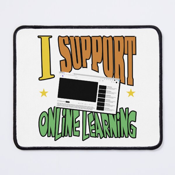 Item preview, I Support Online Learning designed and sold by YokujinDesign.