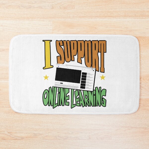 Item preview, I Support Online Learning designed and sold by YokujinDesign.