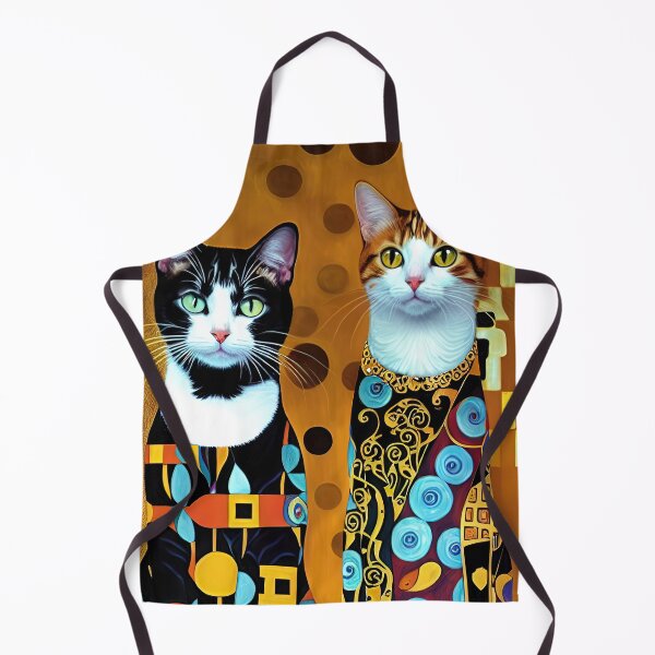 Item preview, Klimt-style Fine Art Cats designed and sold by GooGooPop.